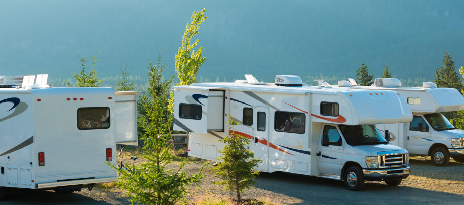 image of RVs
